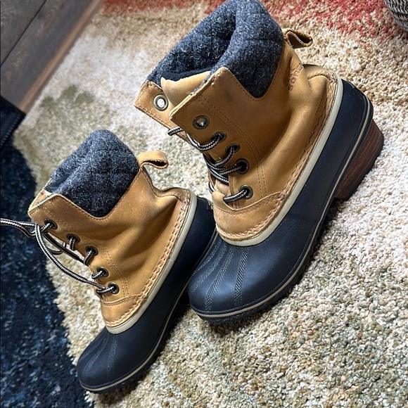 Sorel Waterproof Slimpack II Lace Boot Wool ELK/BLK Women's 7 ⭐️🎉 HOST PICK ⭐️🎉 - Picture 7 of 16